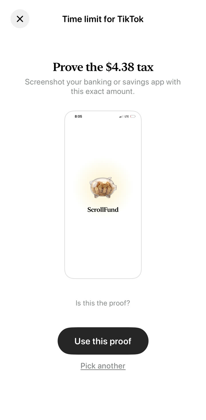 Prove the $4.38 tax screen with a screenshot ready to submit